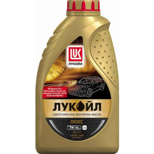 Масло моторное «Lukoil» Люкс, 5W40, 207464, 1 л