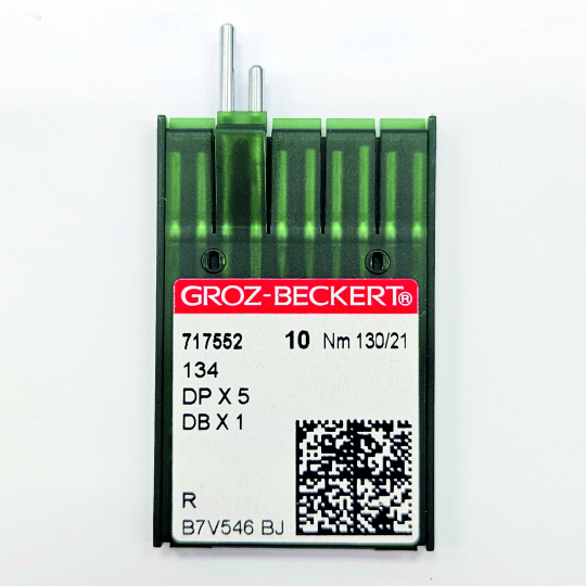 Иглы Groz-Beckert / Гроз-Бекерт DPx5 № 130 R. Толстая колба. Для промышленной швейной машины