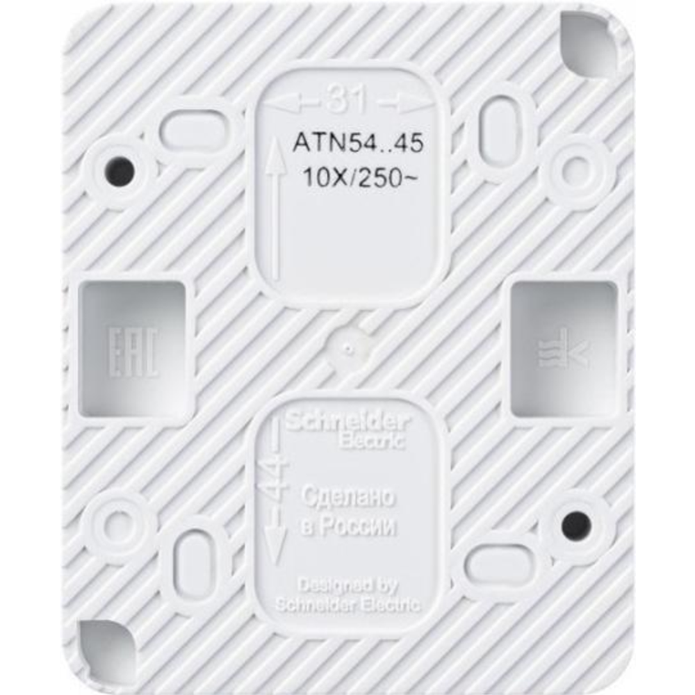 Розетка «Schneider Electric» AtlasDesign Profi54, белый, ATN540145