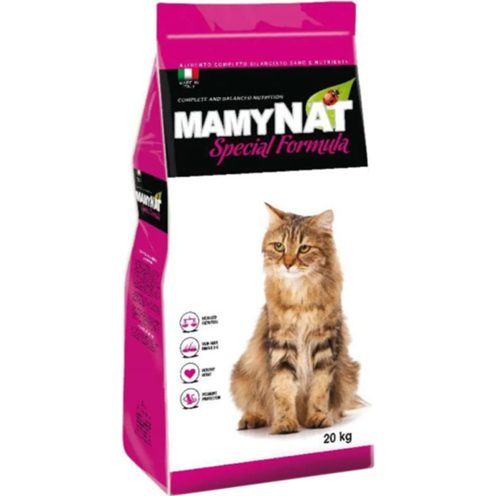 Картинка товара Корм для кошек «MamyNat» Chicken/Turkey, 20 кг