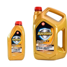 Моторное масло Texaco Havoline ProDS F 5W-20 5л (комплект 4л+1л)