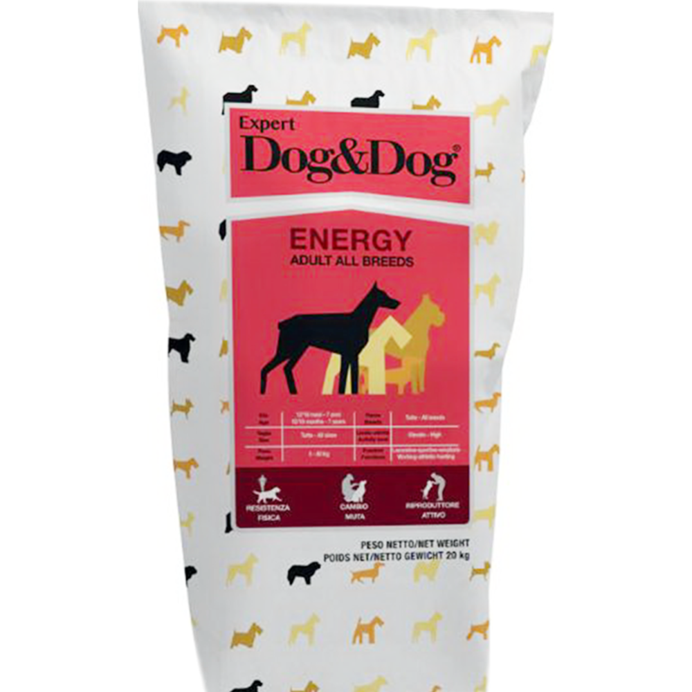 Корм для собак «Dog&Dog» Expert Energy, 1372, для активных, 20 кг