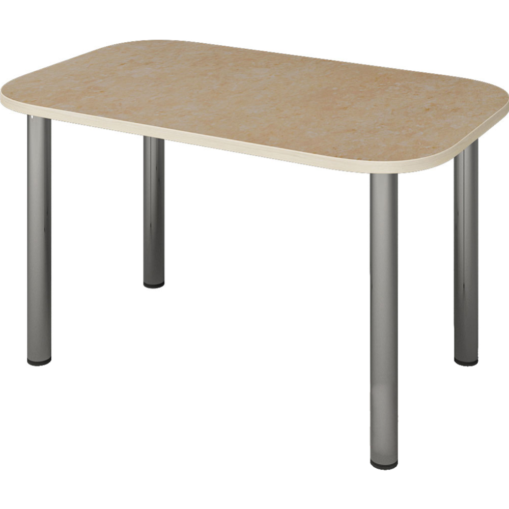 Обеденный стол «Senira» Р-001-01, аламбра светлая/хром, уцененный