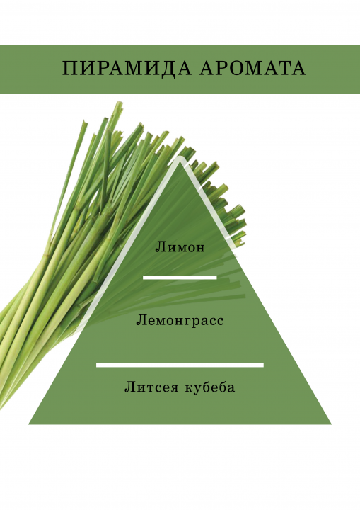 Аромамасло, Отдушка универсальная, Парфюмерно-косметическая Лемонграсс 50 гр
