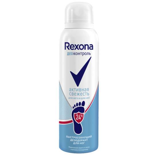 Дезодорант-аэрозоль для ног «Rexona» деоконтроль, 150 мл