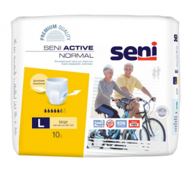 Seni Active Normal large Трусики впитывающие для взрослых, страдающих недержанием 10 шт