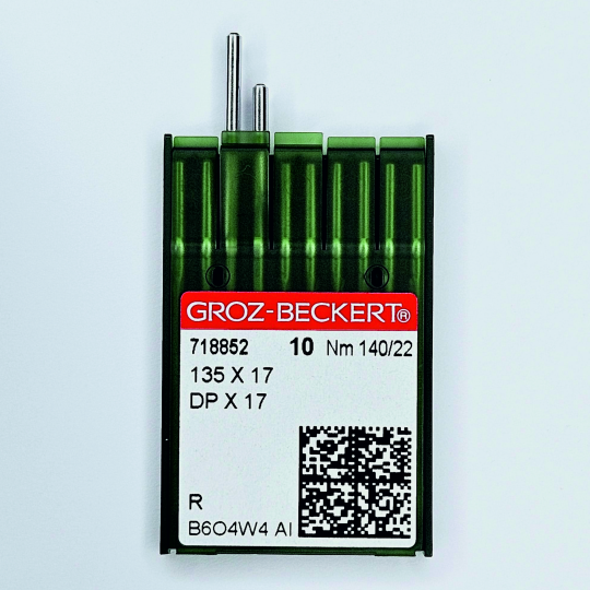 Иглы Groz-Beckert / Гроз-Бекерт DPx17 № 140 R. Толстая колба. Для промышленной швейной машины