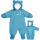 Комбинезон детский «Amarobaby» Snowy Travel, AB-OD21-6105-SG-62, серо-голубой, размер 62