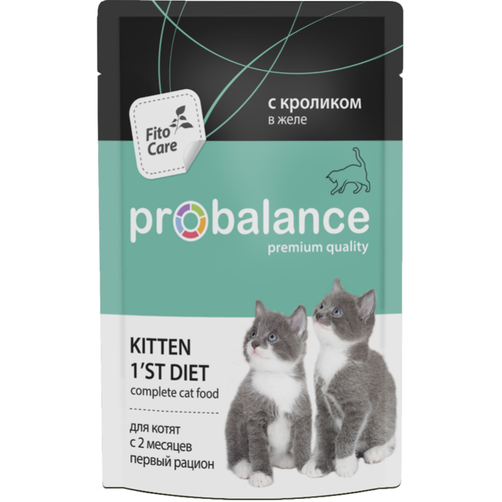 Корм для котят «ProBalance» 1'st Diet c кроликом в желе, 85 г