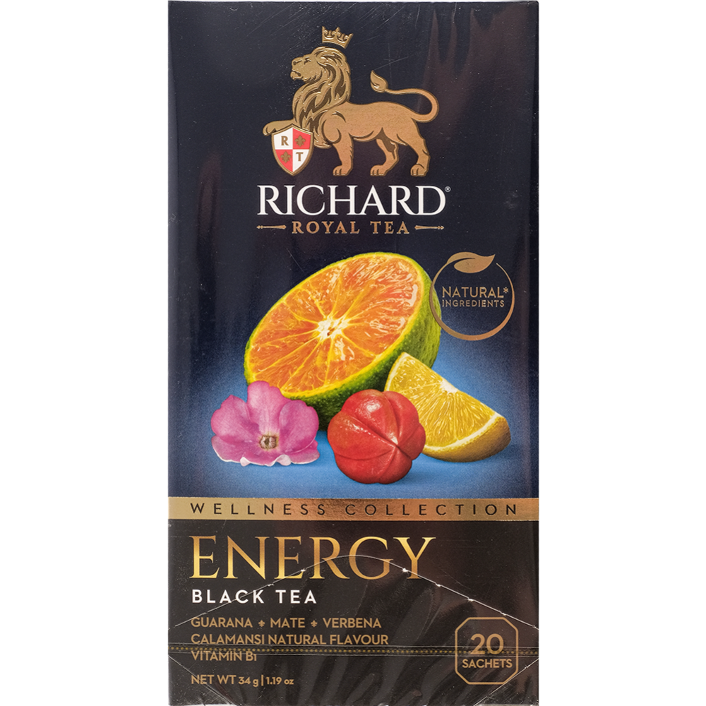Чай черный «Richard» Energy, 20х1.7 г #0