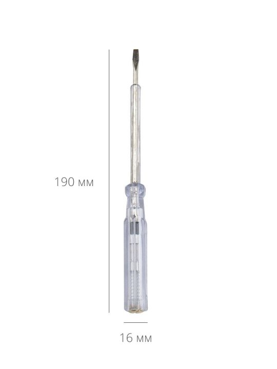 Отвертка-пробник (индикатор) 190 мм, 100-500В "ЭкспертЭлектрик" TDM 5шт SQ1015-0004(5)