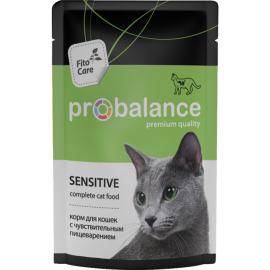 Корм для кошек «ProBalance» чувствительное пищеварение, 85 г