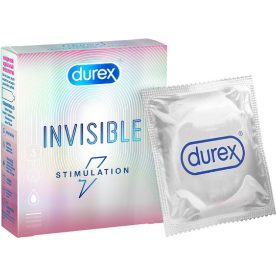 Презервативы «Durex» Invisible Stimulation, 3107078, 3 шт