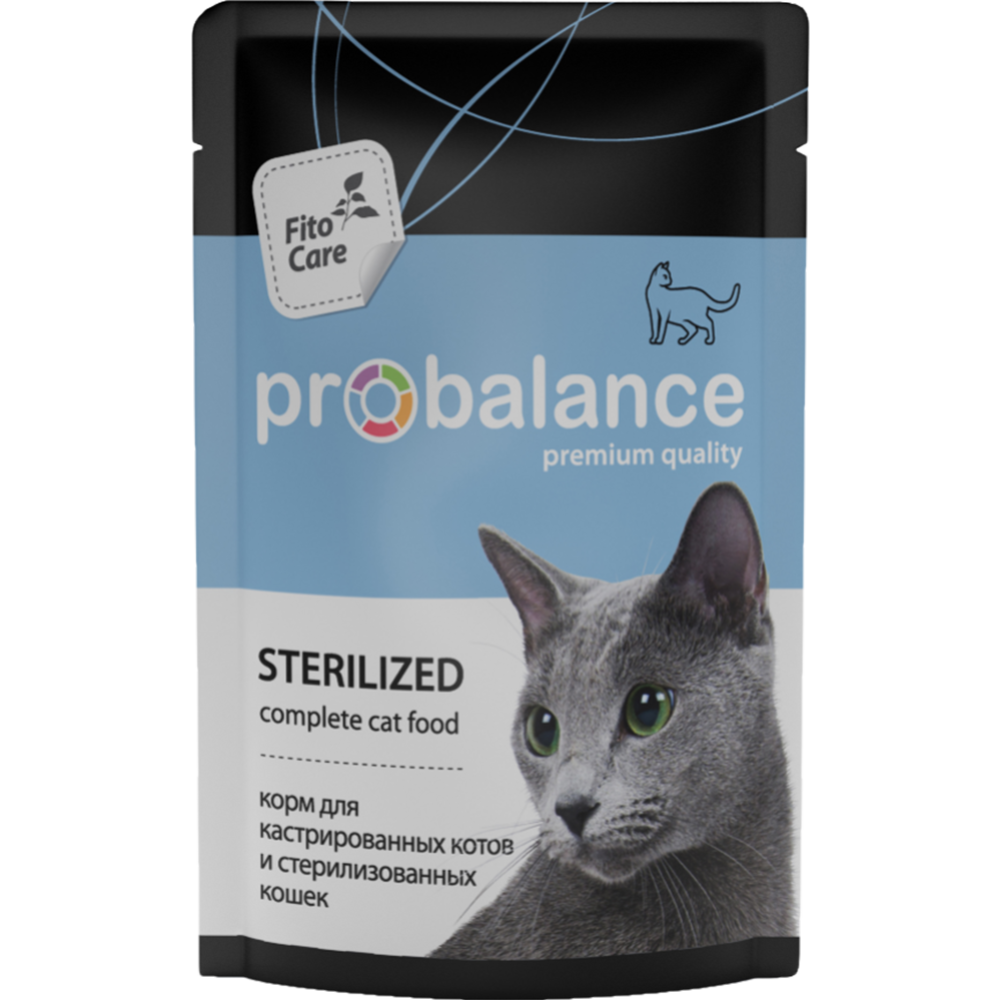 Корм для кошек и котов «ProBalance» для сте­ри­ли­зо­ван­ных  85 г