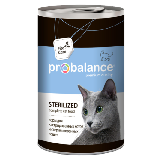 Корм для кошек «ProBalance» Sterilized, для стерилизованных, 415 г