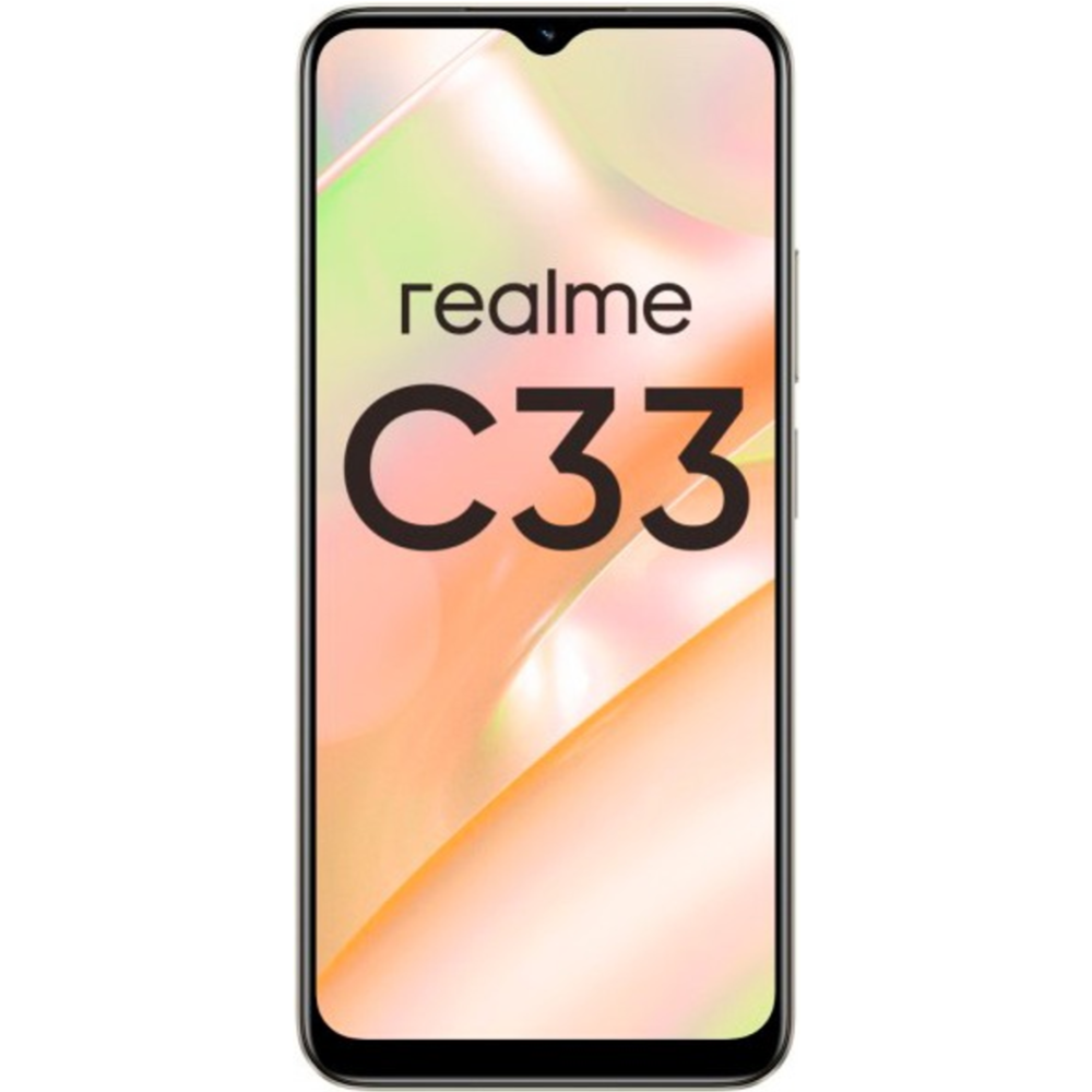 Смартфон «Realme» C33 4/128Gb NFC, RMX3624, sandy gold,
