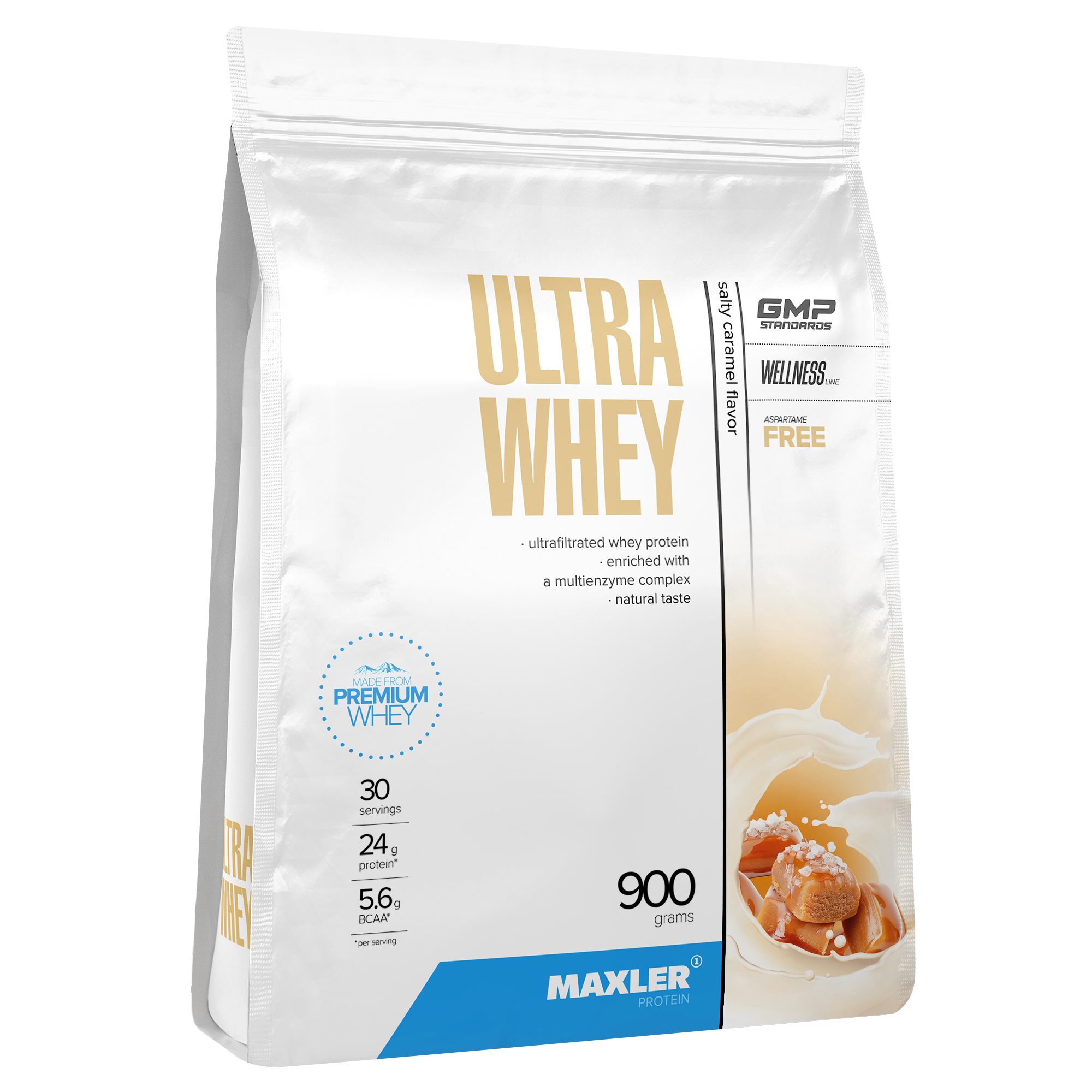 Протеин Maxler Ultra Whey 900 g (bag) - Salty Caramel