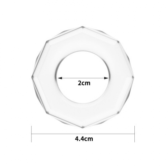 Прозрачное эрекционное кольцо Cock Ring