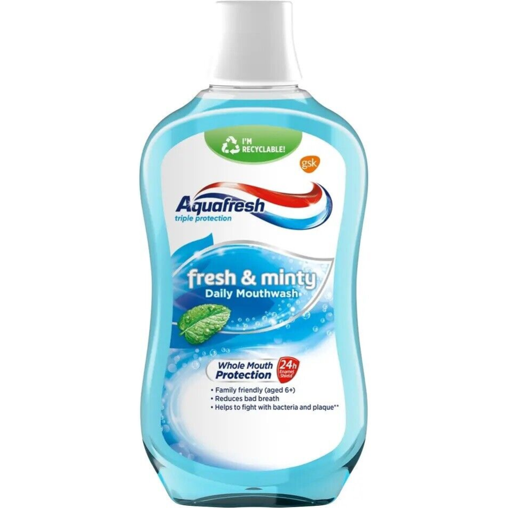 Ополаскиватель для полости рта «Aquafresh» Fresh&Minty, 500 мл #0