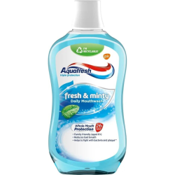 Опо­лас­ки­ва­тель для по­ло­сти рта «Aquafresh» Fresh&Minty, 500 мл