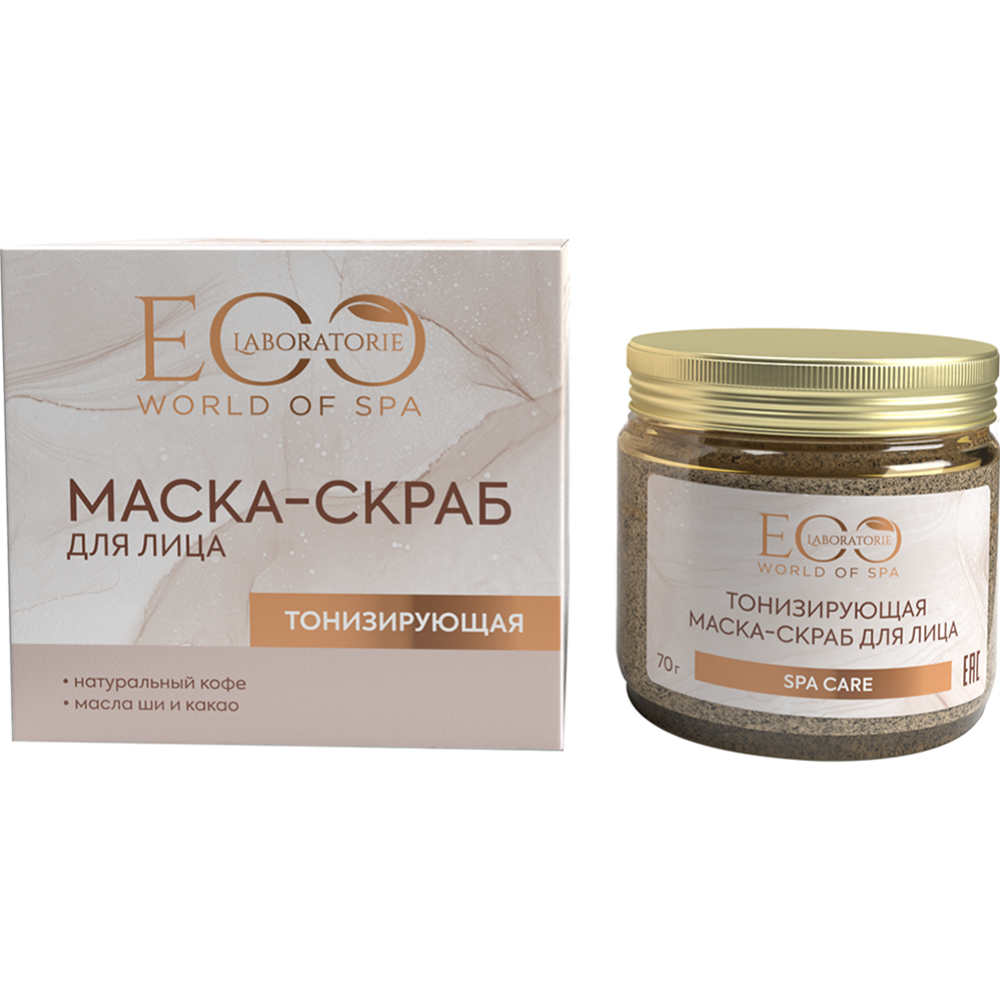 Маска для лица «Ecolab» тонизирующая, Spa Care, 70 г