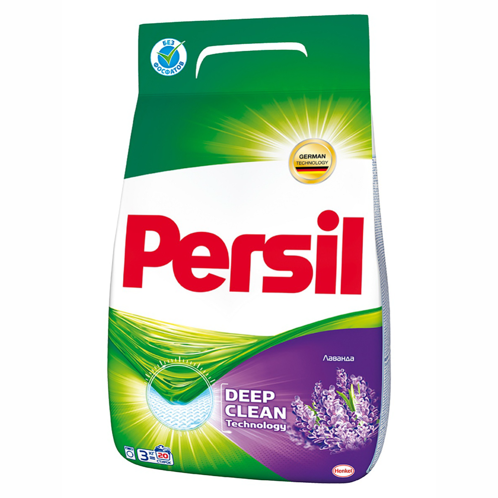 Стиральный порошок «Persil» Лаванда, Для Белого, 3 кг