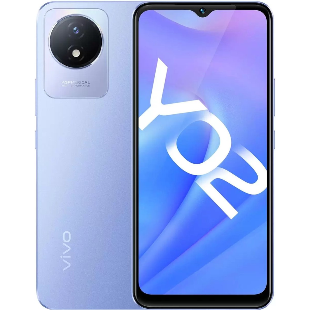 Смартфон «Vivo» Y02 2/32Gb, V2217, orchid blue, купить в Минске: недорого,  в рассрочку в интернет-магазине Емолл бай