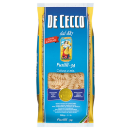 Макаронные изделия «De Cecco» Fusilli-34, 500 г.