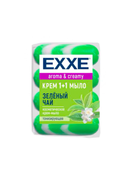 Мыло туалетное EXXE "Зеленый чай", 4 шт х 90 г