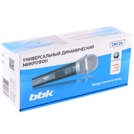 Микрофон «BBK» CM124 Grey.