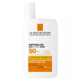 LA ROCHE-POSAY ANTHELIOS UVMUNE 400 Солнцезащитный невидимый флюид для лица SPF 50+ / PPD 42, 50 мл