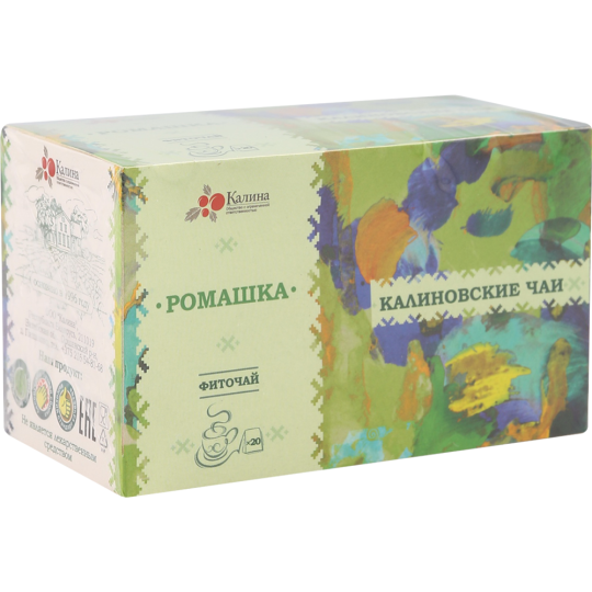 Чай травяной «Калиновские чаи» ромашка, 20х1.5 г