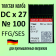 Иглы Groz-Beckert / Гроз-Бекерт DCx27 № 100 SES. Толстая колба. Для промышленных оверлоков.