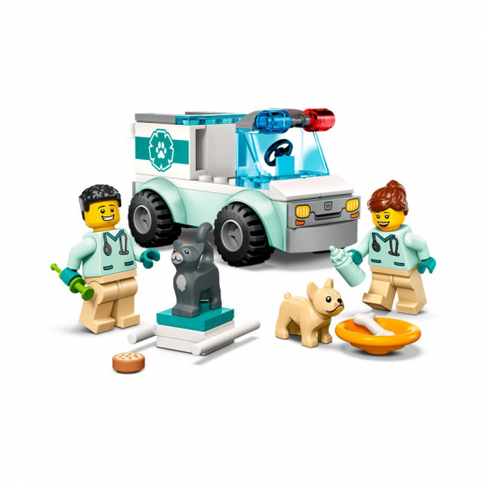 Конструктор LEGO City 60382 Спасательный фургон ветеринара