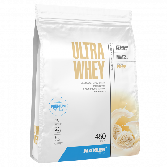 Протеин Maxler Ultra Whey 900 g (bag) - Vanilla Ice Cream