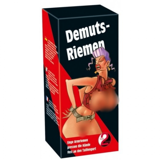 Красно-чёрный фиксатор для рук Demuts-Riemen