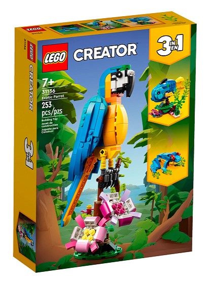 Конструктор LEGO Creator 31136 Экзотический попугай