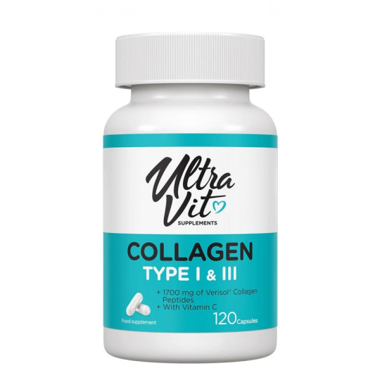 Коллаген UltraVit Collagen Type I & III (120 капс)