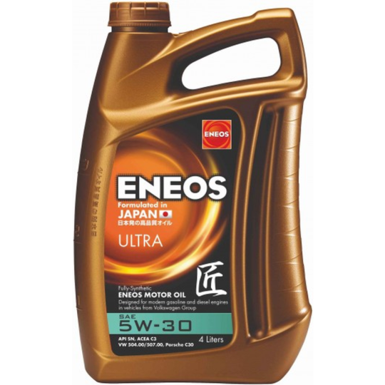 Масло моторное «Eneos» Premium Ultra, 5W30, 4 л