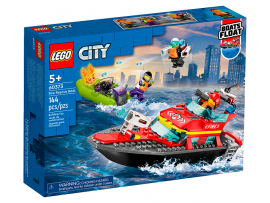 Конструктор LEGO City 60373 Пожарная спасательная лодка