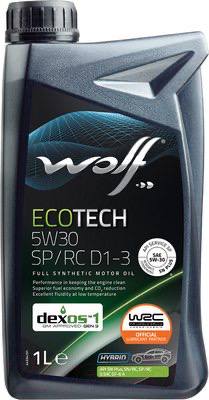 Моторное масло Wolf EcoTech 5W-30 SP/RC D1-3 1л