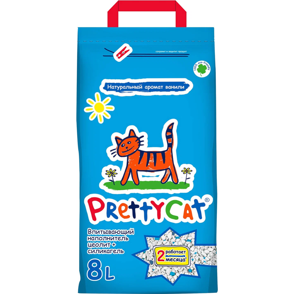 Наполнитель для туалета «PrettyCat» Aroma Fruit, для кошек, глиняный, 4 кг