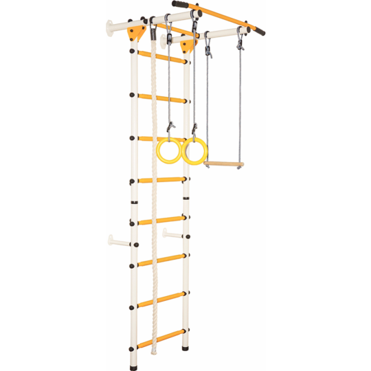 Детский спортивный комплекс «Юный Атлет» Пристенный-Лайт, белый
