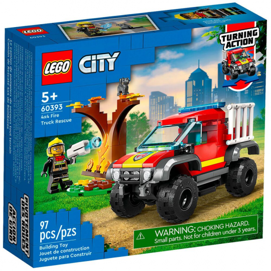 Конструктор LEGO City 60393 Спасательная пожарная машина