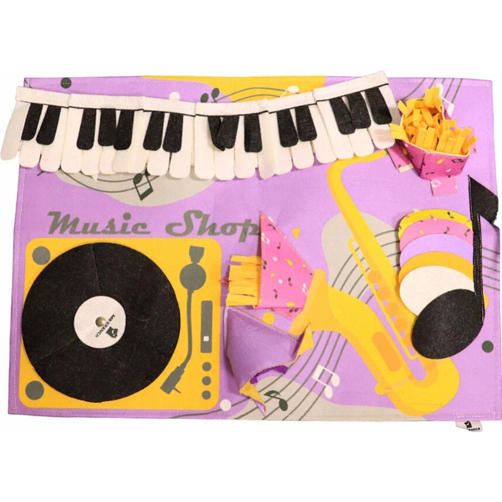 Игрушка для собак «Mr. Kranch»Нюхательный коврик, музыкальный магазин, 50х70 см