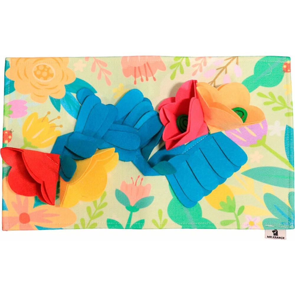 Игрушка для собак «Mr. Kranch» Нюхательный коврик, цветочный луг, 30х50 см