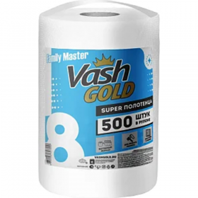 Бу­маж­ные по­ло­тен­ца «Vash Gold» Family-Master уни­вер­саль­ные, 307550, 500 л