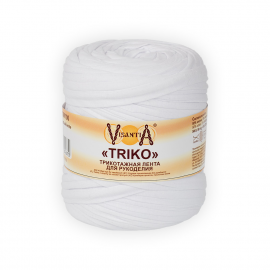 2 бобины - Трикотажная лента для рукоделия "TRIKO" белые оттенки