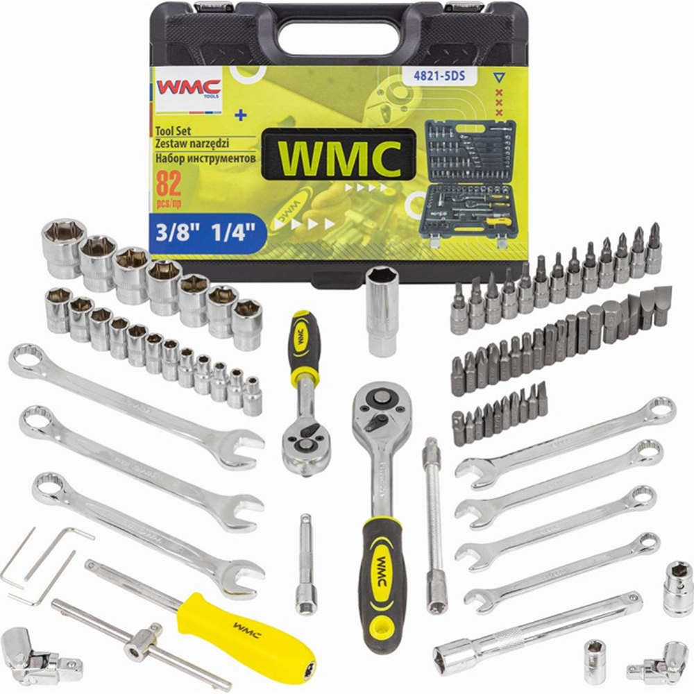Набор инструментов «WMC Tools» WMC-4821-5DS-м, 82 предмета