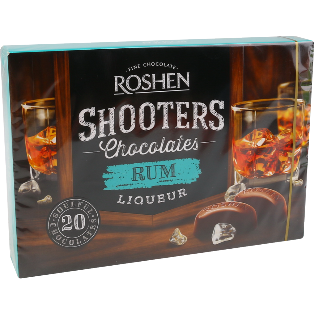 Конфеты «Roshen» Shooters, с ромовым ликером, 150 г